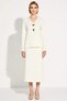 Women's Bottom Top V-Neck Buttoned Knitwear Cardigan Straight-Cut Skirt Two-Piece Set Acrylic Winter Combination Casual - 5