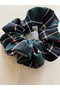 90's Plaid Retro Scrunchie Rubber Band Set of 2 Art - 3