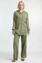 Women's Top and Bottom Oversized Hooded Ribbed Knitwear Cardigan and Wide Leg Pants Set Comfortable Elegance - 5