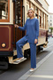 Women's Bottom Top Pearl Button Detailed Crew Neck Long Sleeve Knitwear Cardigan and Pants Set Casual and - 4