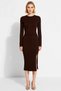 Women's Ribbed Knit Crop Sweater and Slit Detailed Midi Skirt Set Casual Chic and Modern - 5