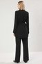 Women's Flowy Aerobin Fabric Lace-Up Shirt and Pants Set Relaxed Fit Casual Chic Combination - 6