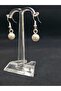 Majorca Pearl Stylish Dangle Design 8 Mm. Measure Mallorca Pearl Steel Earrings - 7