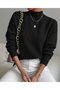   Women's Long Sleeve Turtleneck Knitwear Blouse - 3