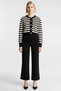 Women's Top and Bottom Stylish Knitwear Cardigan and Wide-Leg Pants Set with Modern Cut and Comfortable Structure - 5