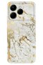 Case for Spark 40 4g (Km5N) Color Silicone Printed Tpu Golden Marble