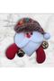 Christmas Party Santa Claus with Bell Pine Tree Ornament 1 Piece - 2