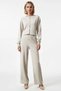 Women's Top and Bottom Stylish Knitwear Cardigan and Wide-Leg Pants Set with Modern Cut and Comfortable Structure - 5