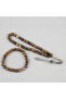 Kaplangözü Alpaca Tassel Globe Cut 8.5mm Prayer Beads and Bracelet Set