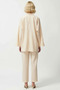 Women's Top and Bottom Set Comfortable Fit High Neck V Detail Tunic Blouse and Straight Leg Pants Set Functional - 6
