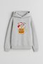 Bira Beer New Year Santa Claus Christmas Printed Grey Hooded Sweatshirt