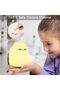 LED Cat Night Light — Battery Powered Silicone, Warm White & 7-Color Modes - 6