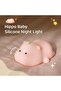 Hippo Night Light - Silicone Dimmable Portable Night Lamp for Kids - 2