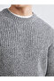 Timeless Clothing & Timeless Choices Zero Roba Collar Wool Blend Men's Knitwear Sweater - 4