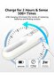 Rechargeable Motion Sensor Night Light 2-in-1 Portable LED Flashlight (Warm White, 1 Pack) - 7