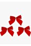 Red Mini Bow Christmas Tree Ornament Gift Package Ornament Pack of 12 - 2