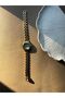 Retro Minimal Metal Cord Vintage Women's Wristwatch Inside Blue - 4