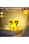 3D Icon Lamp Cube (Question Mark), LED USB Rechargeable Night Light for Kids - 3
