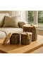علب خوص بغطاء ROXY ROXY Synthetic Rattan Storage Boxes with Lid - 2