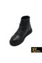 Women's Black Genuine Leather Boots 505320062-1 - 4
