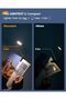 Lightweight Rechargeable 10 LED Amber Book Light for Reading in Bed - 6