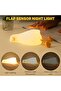 Duck Lamp Lying Flat Duck Night Light, Kids Night Lamp with 3-Speed Adjustable Light, Silicone - 2
