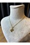 Letter P Lacquer Coated Gold Non-Tarnish Chain Necklace - 2
