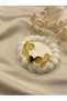 Gold Color Modern Oval Plate Detailed Women's Bracelet – Adjustable Stylish Metal Bracelet - 6
