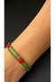 2 Pieces Bracelets with Glass Beads and Miyuki Beads, Steel Lock and Chain-Gift Christmas Series - 3