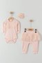 Lace Detailed High Quality Cotton 2-Piece Baby Girl Set - 3