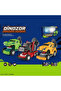 Dinosaur Transforming Car, Robot Truck That Expands When Crashed, Friction Toy Engineering Vehicle, Black Red - 6