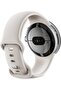 Pixel Watch LTE, Polished Silver Stainless Steel Case, Active Band in Chalk, LTE, 41mm - 2