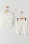 Cotton Lace Detailed 2-Piece Baby Girl Set - 4
