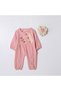 Cotton Floral Embroidered Single Baby Girl Romper - 3