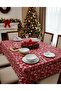 Christmas Table Cloth for Dining Table 6 Seater, Xmas Table Cover for Decorations,(140x180CM)