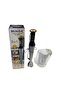 2-in-1 Stainless Steel Hand Blender with Mixing Cup, Powerful Stick Blender with 2-Speed Control