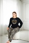 Plus Size Patterned Women's Set 2030 - 2