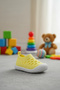 Baby Orthopedic Soft Non-Slip Sole Breathable Mesh Fabric Yellow Baby First Step Shoes - 3