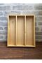 30X35 cm Multi-Compartment Wooden Spoon and Ladle Holder Set - Drawer Organizer - Wooden Organizer - 7