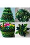 75 Pieces 3-Piece Chenille Set Green (25), Dark Green (25), Khaki Army Green (25) Plush Fuzzy Wire Sti - 5