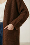 Women's Batwing Sleeve Knitted Long Cardigan with Pockets – 100% Acrylic – Mas2020 - 6