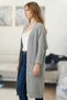 Women's Batwing Sleeve Knitted Long Cardigan with Pockets – 100% Acrylic – Mas2020 - 7