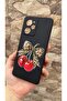 Poco X5 Pro Compatible Cherry Bow Leopard Pattern Silicone Shock-Absorbing Classic Protected Rubber Case 277 - 3