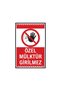 Special Property No Entry Aluminum Warning Sign – 20X30 cm