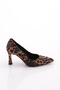 8778 Women's Studded Heeled Shoes