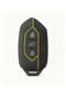 T10X T10F Compatible 3-Key Smart Honeycomb Pattern Protection Key Case Yellow Black Color