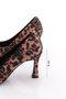 8778 Women's Studded Heeled Shoes - 5