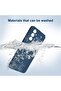 Silicone Case Compatible with Samsung Galaxy A55 5G, Full Body Silky Soft Touch Phone Case, Blue - 5