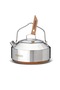 Campfire Stainless Steel Kettle 0.9L Outdoor Camping Tea & Coffee Kettle, 18/8 Food-Grade Steel with Copper Base, Precision Pour Spout & Foldable Handle for Campfire & Backpacking