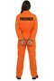 Orange Prisoner Costume |   Women's Prison Orange Outfit Costume - 3